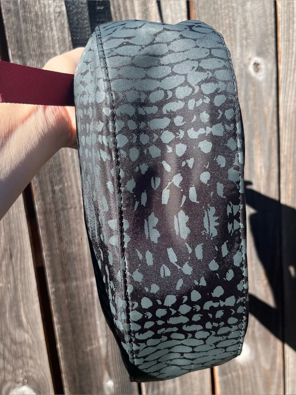 Reputation Album Taylor Swift black snakeskin handbag